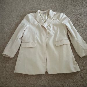 H&M Cream Blazzes Jaket Size:M.